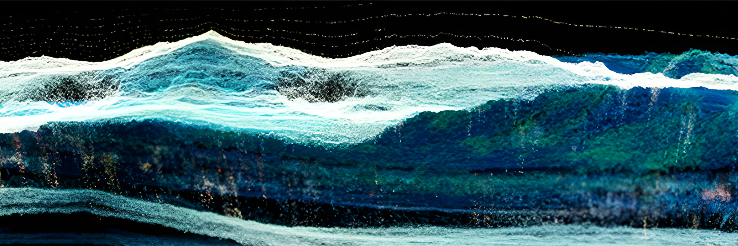 Algorithm of Flowers and Grammar of Waves